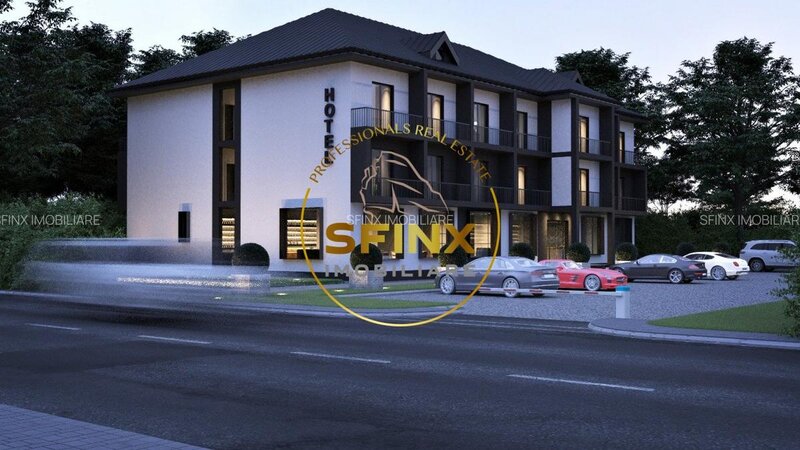 Balotesti, cladire la rosu 1.530 mp 30 camere teren 2000 mp, azil/ clinica/